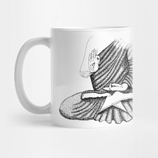 Hand drawn Buddha using dot work - you are the Buddha Mug